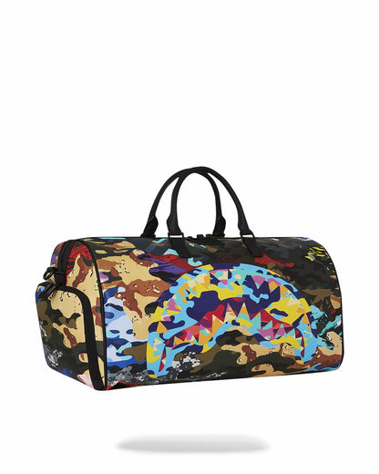 Sprayground - SLICED AND DICED CAMO DUFFLE