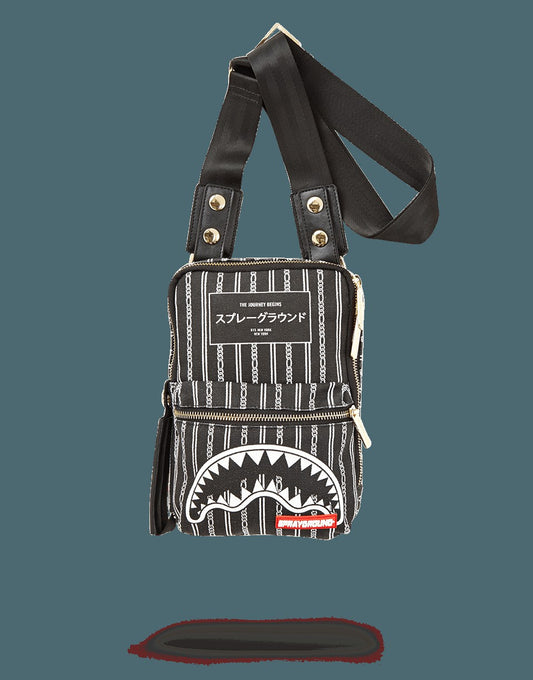 Sprayground - REVERSE BLACK SHARKS IN PARIS SLING