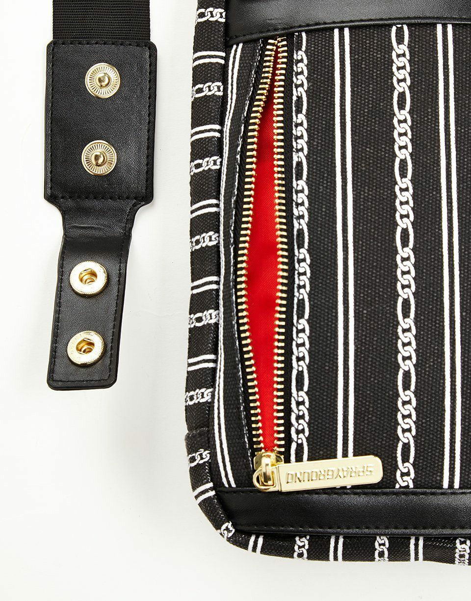 Sprayground - REVERSE BLACK SHARKS IN PARIS SLING