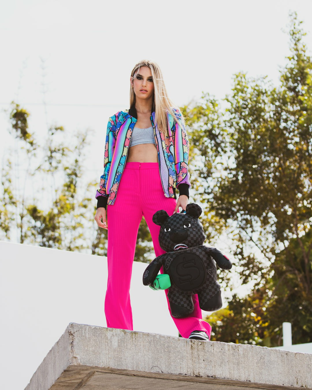 Sprayground - HENNY AIIR TO THE THRONE MONEYBEAR TEDDYBEAR BACKPACK
