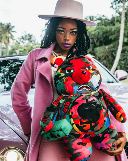 Sprayground - CAMOBURST MONEYBEAR TEDDYBEAR BACKPACK
