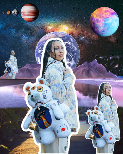 Sprayground - UFO SPACED OUT MONEYBEAR TEDDYBEAR BACKPACK