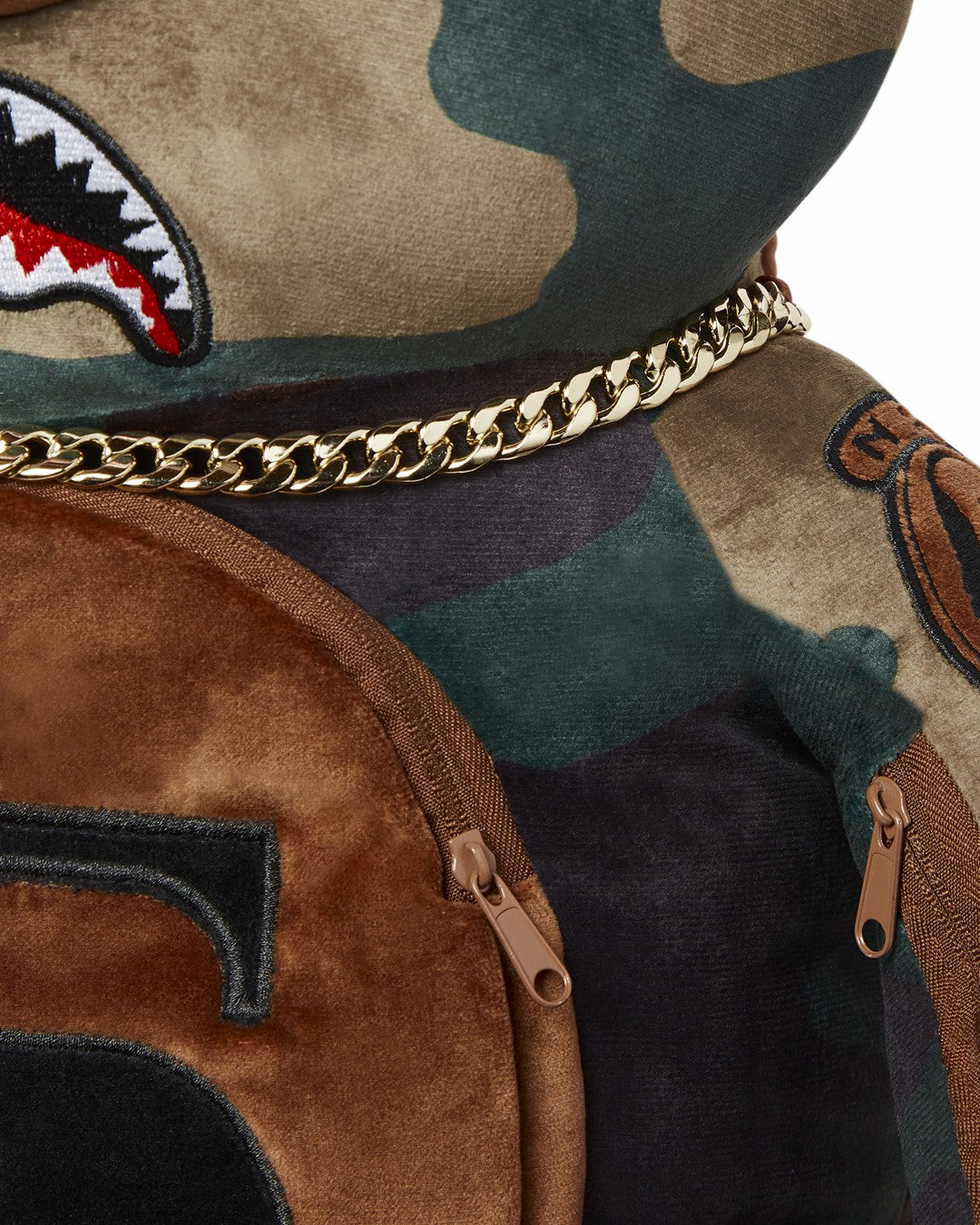 Sprayground - CAMOCHECK MONEYBEAR TEDDYBEAR BACKPACK