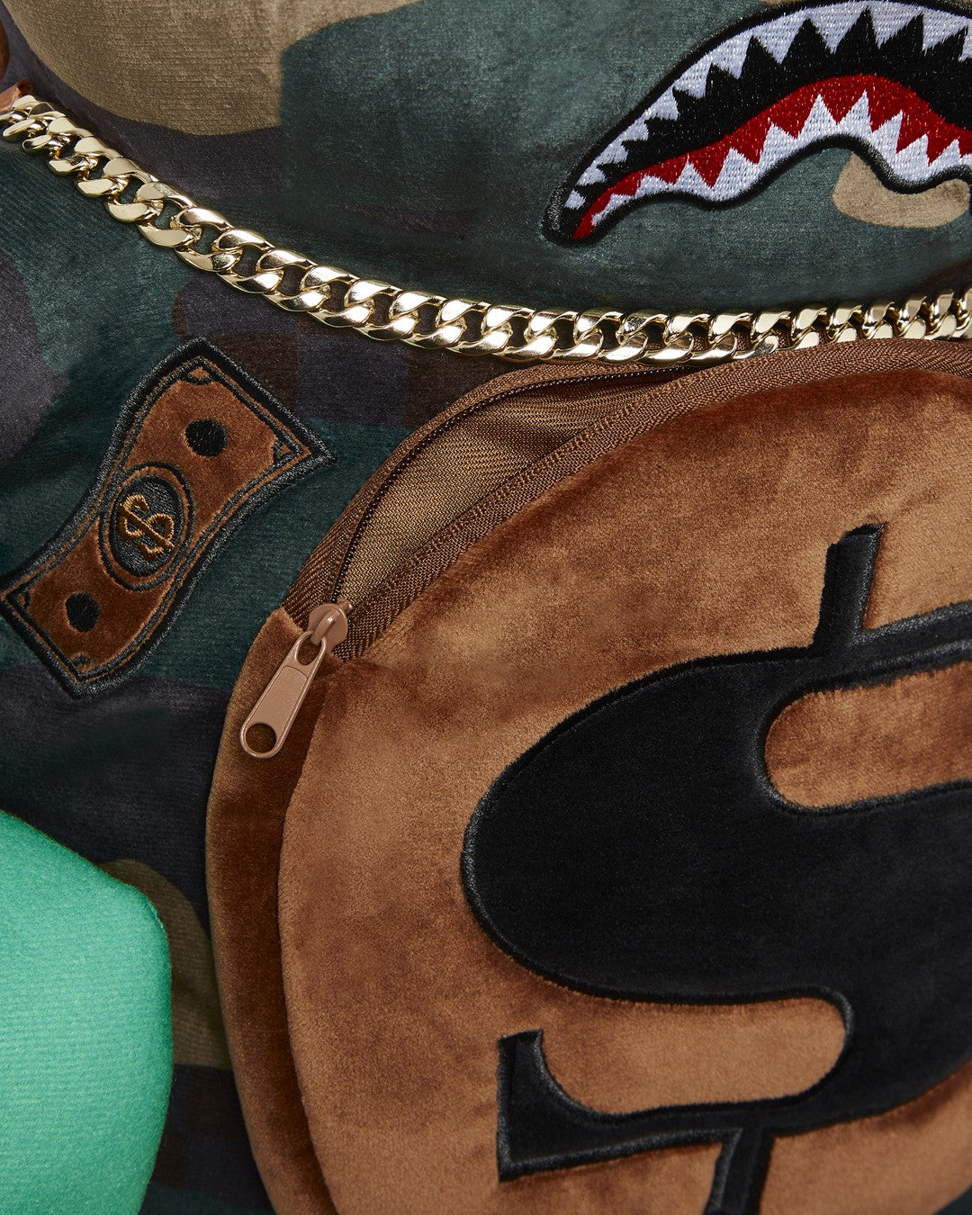 Sprayground - CAMOCHECK MONEYBEAR TEDDYBEAR BACKPACK