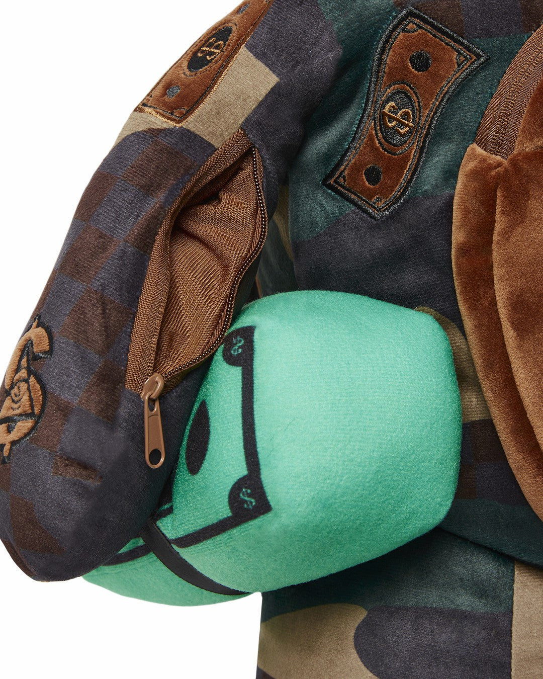 Sprayground - CAMOCHECK MONEYBEAR TEDDYBEAR BACKPACK