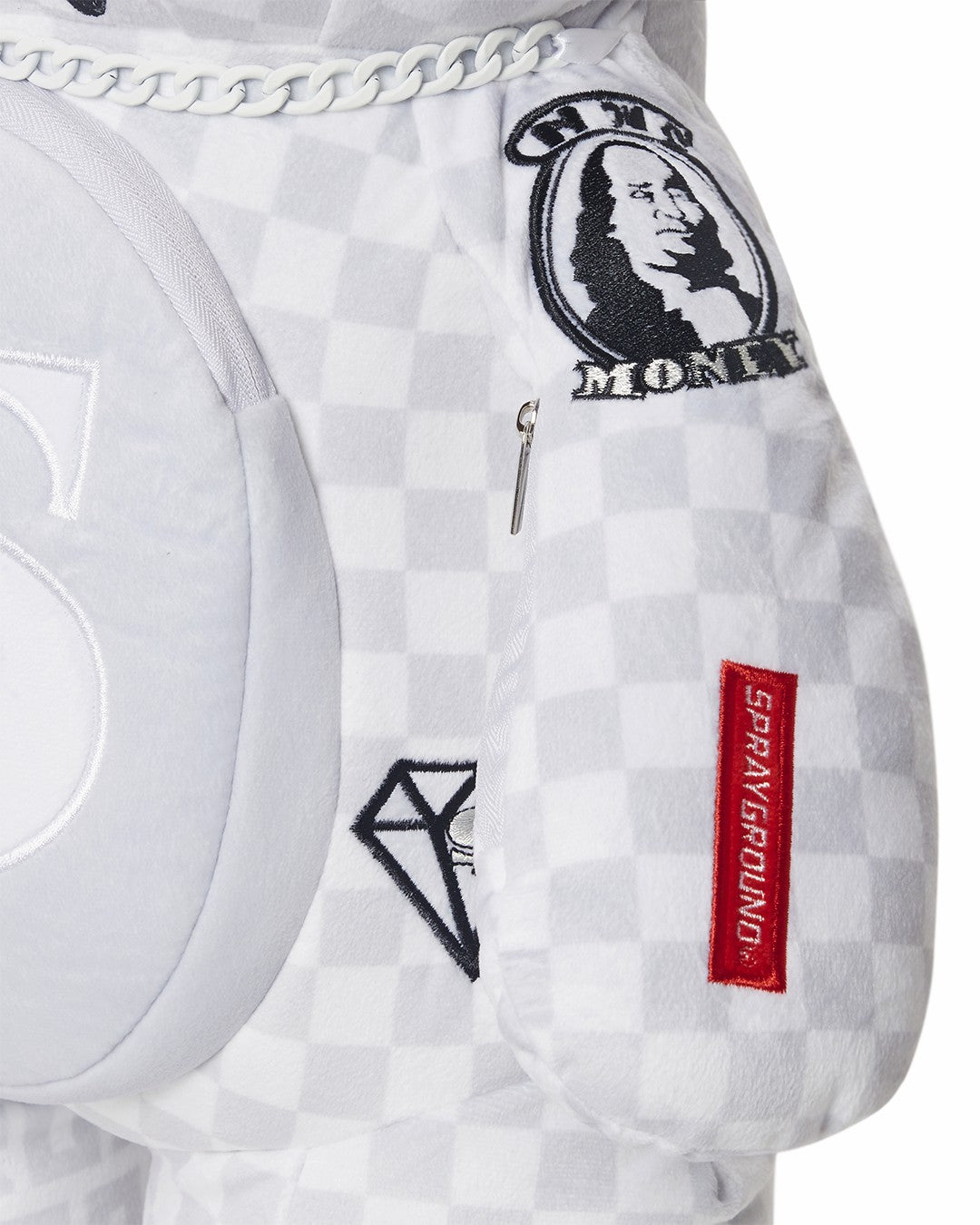 Sprayground - SPLIT THE CHECK (PEARL) MONEYBEAR TEDDYBEAR BACKPACK