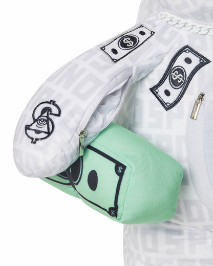 Sprayground - SPLIT THE CHECK (PEARL) MONEYBEAR TEDDYBEAR BACKPACK