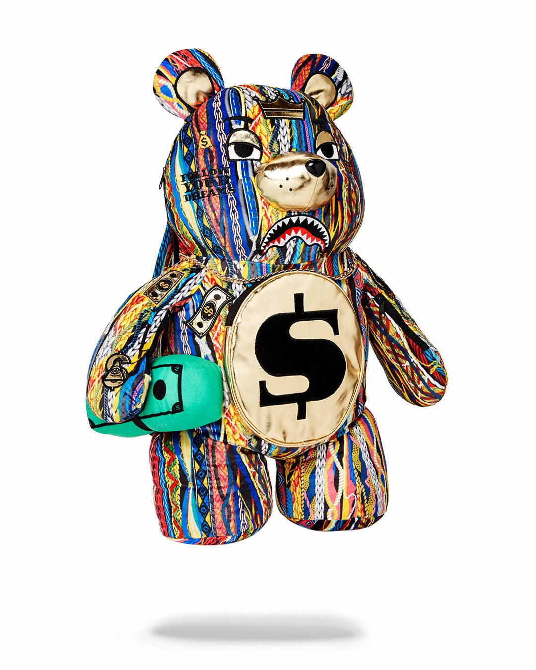 Sprayground - THE GOLDEN AGE MONEYBEAR TEDDYBEAR BACKPACK