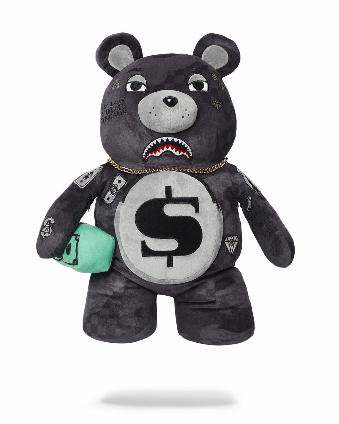 Sprayground - 3AM NEVER SLEEP MONEYBEAR TEDDYBEAR BACKPACK