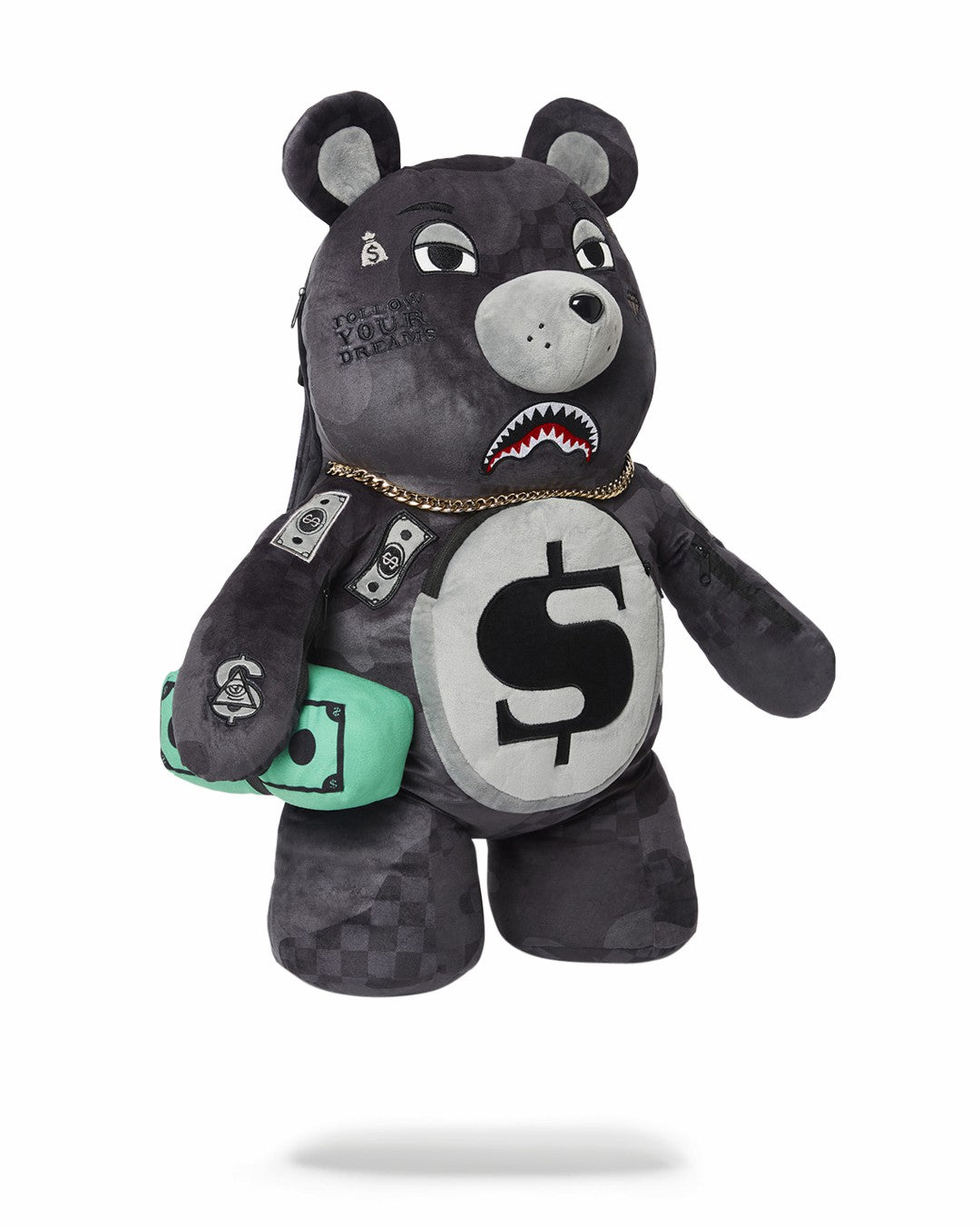 Sprayground - 3AM NEVER SLEEP MONEYBEAR TEDDYBEAR BACKPACK