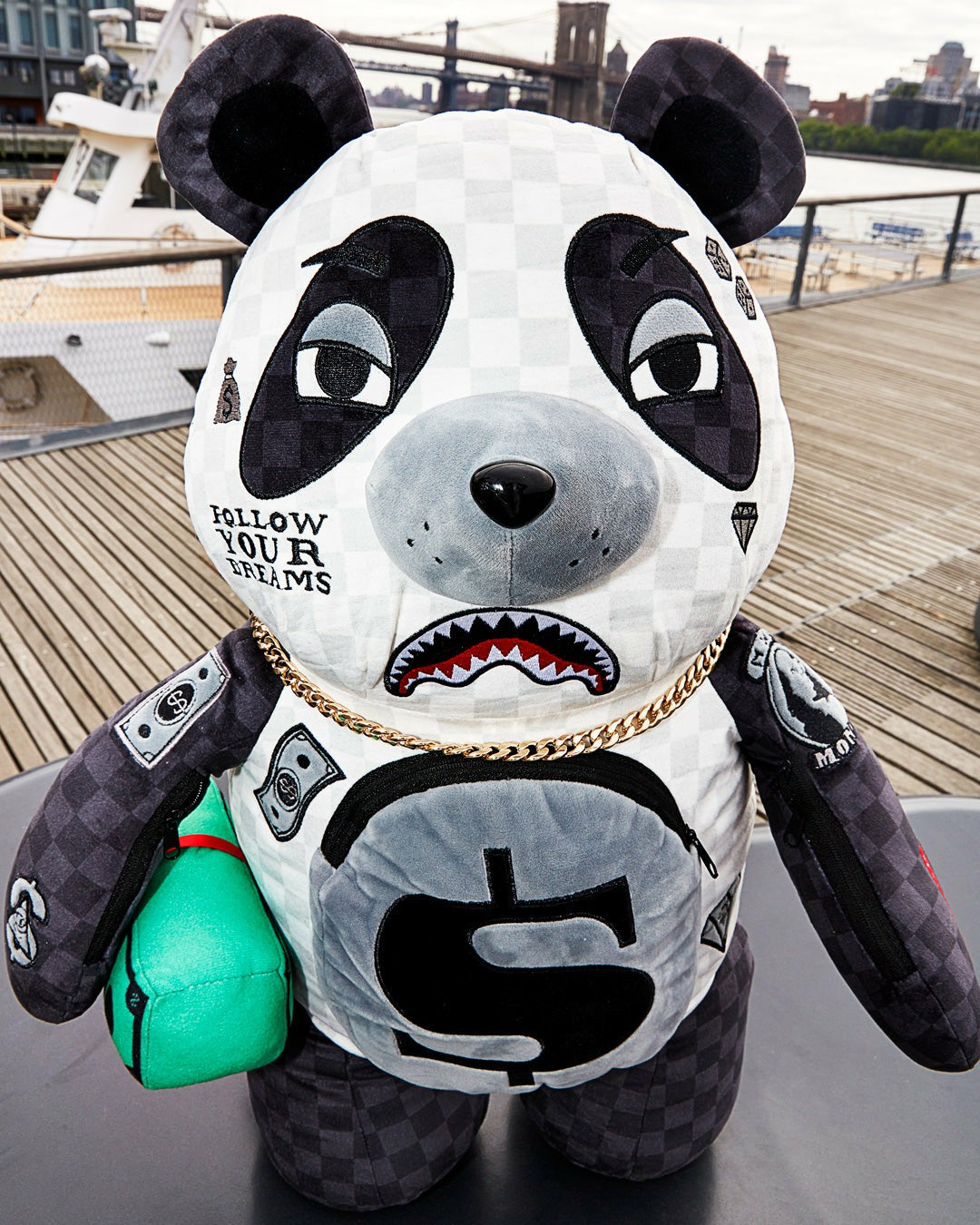 Sprayground - MONEYBEAR TEDDYBEAR BACKPACK PANDA PANDA PANDA
