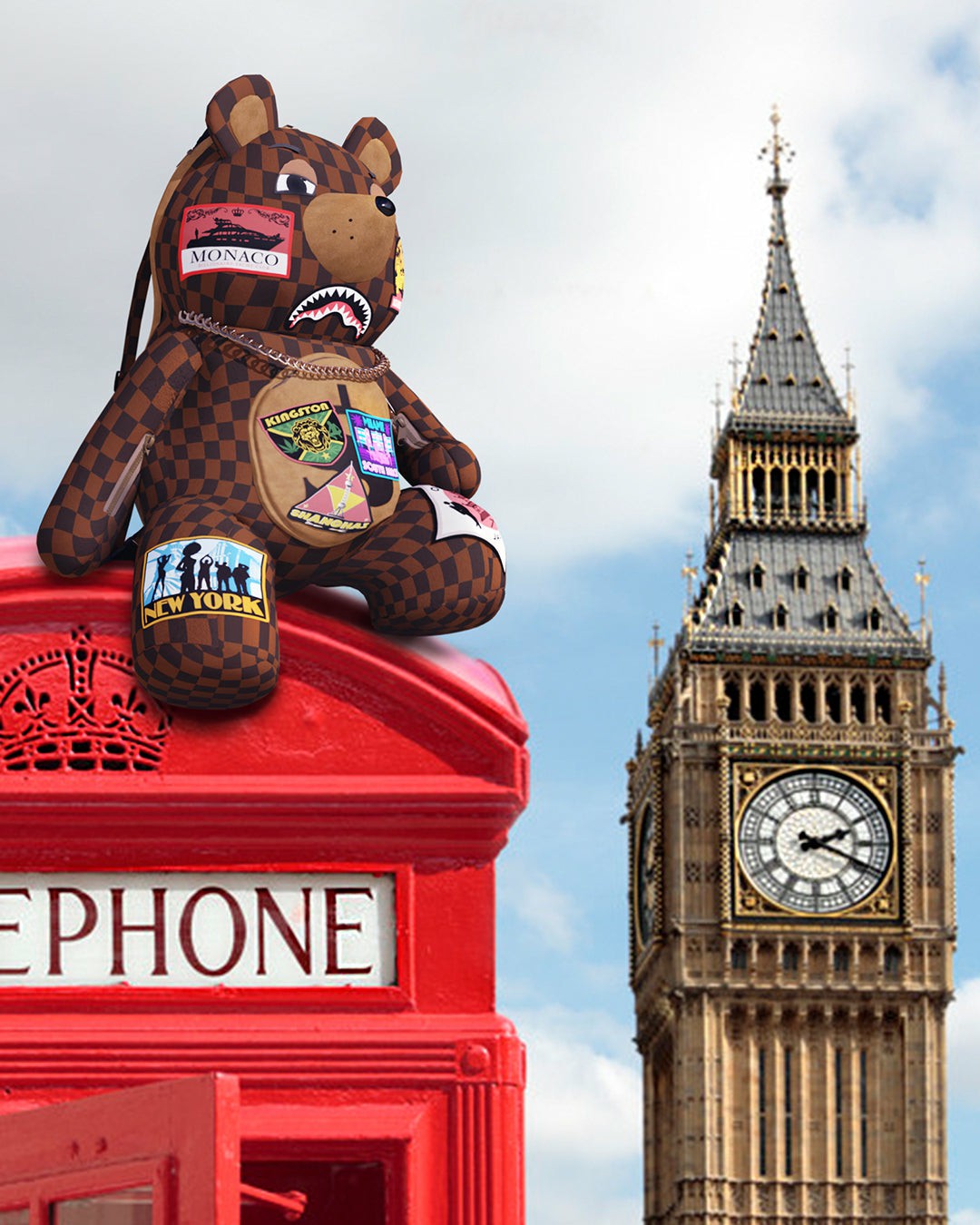 Sprayground - GLOBAL MOGUL MONEYBEAR TEDDYBEAR BACKPACK