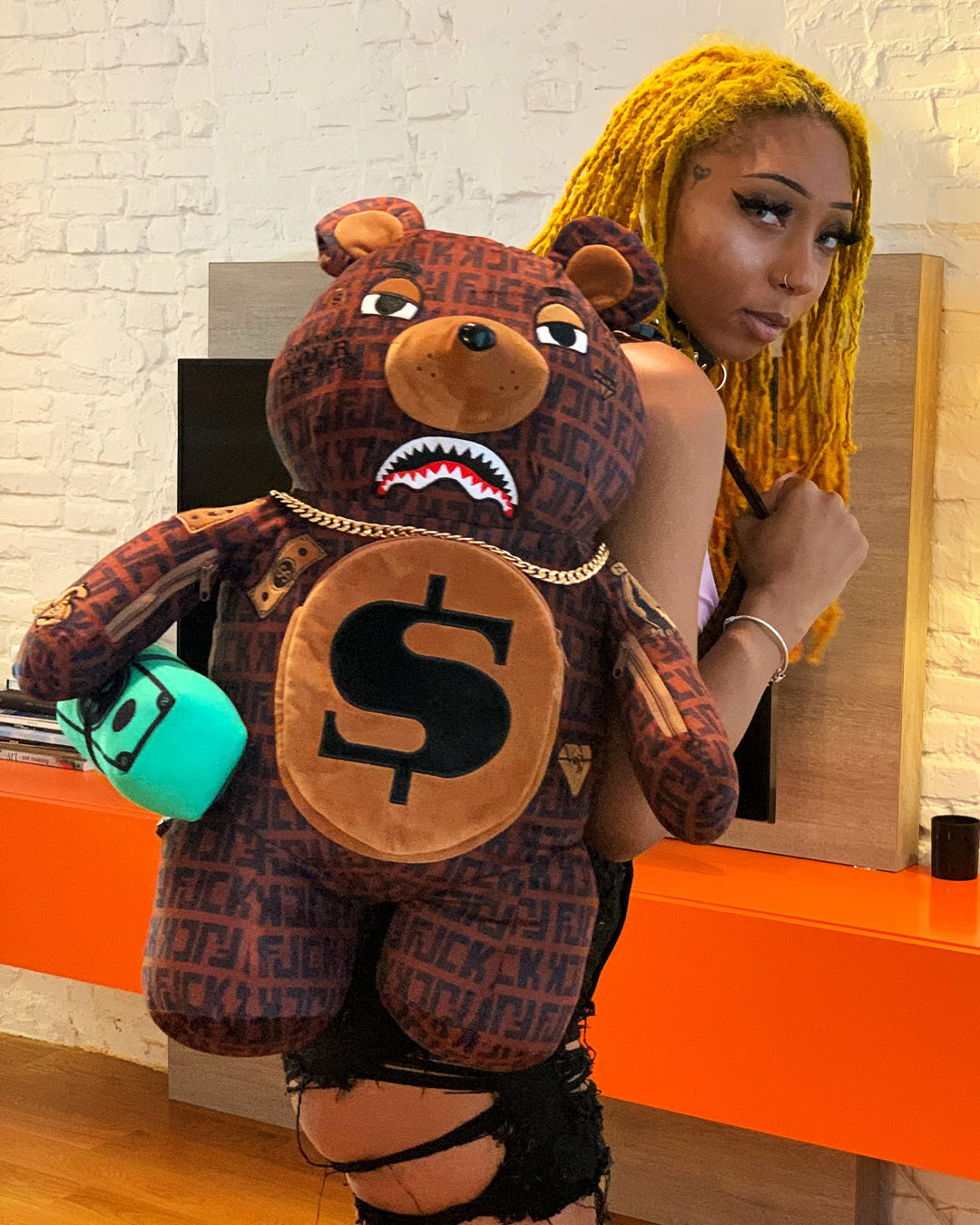 Sprayground - OFFENDED MONEYBEAR TEDDYBEAR BACKPACK