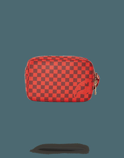 Sprayground - SHARKS IN PARIS RED TOILETRY AKA MONEY BAGS