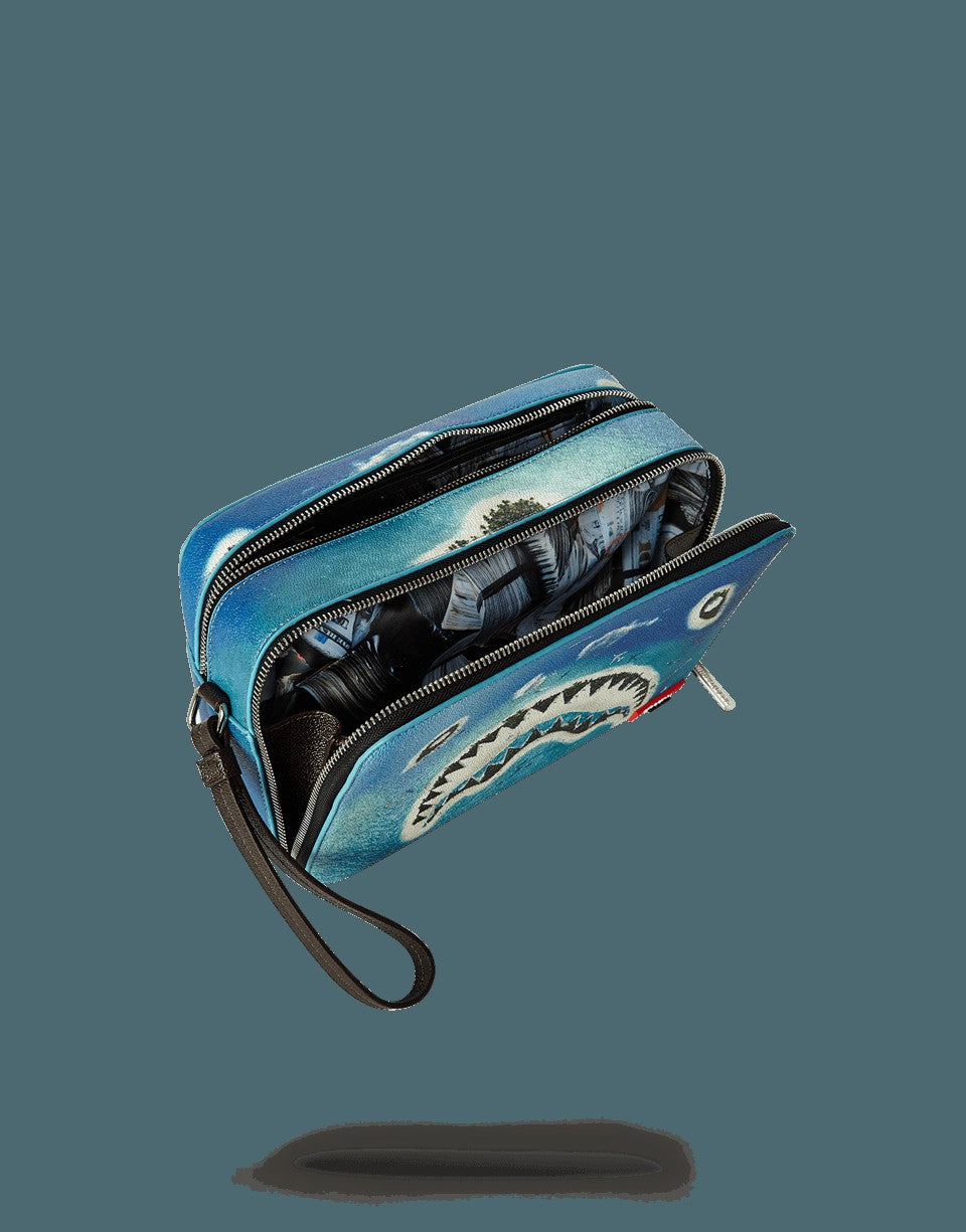 Sprayground - SHARK ISLAND TOILETRY AKA MONEY BAG