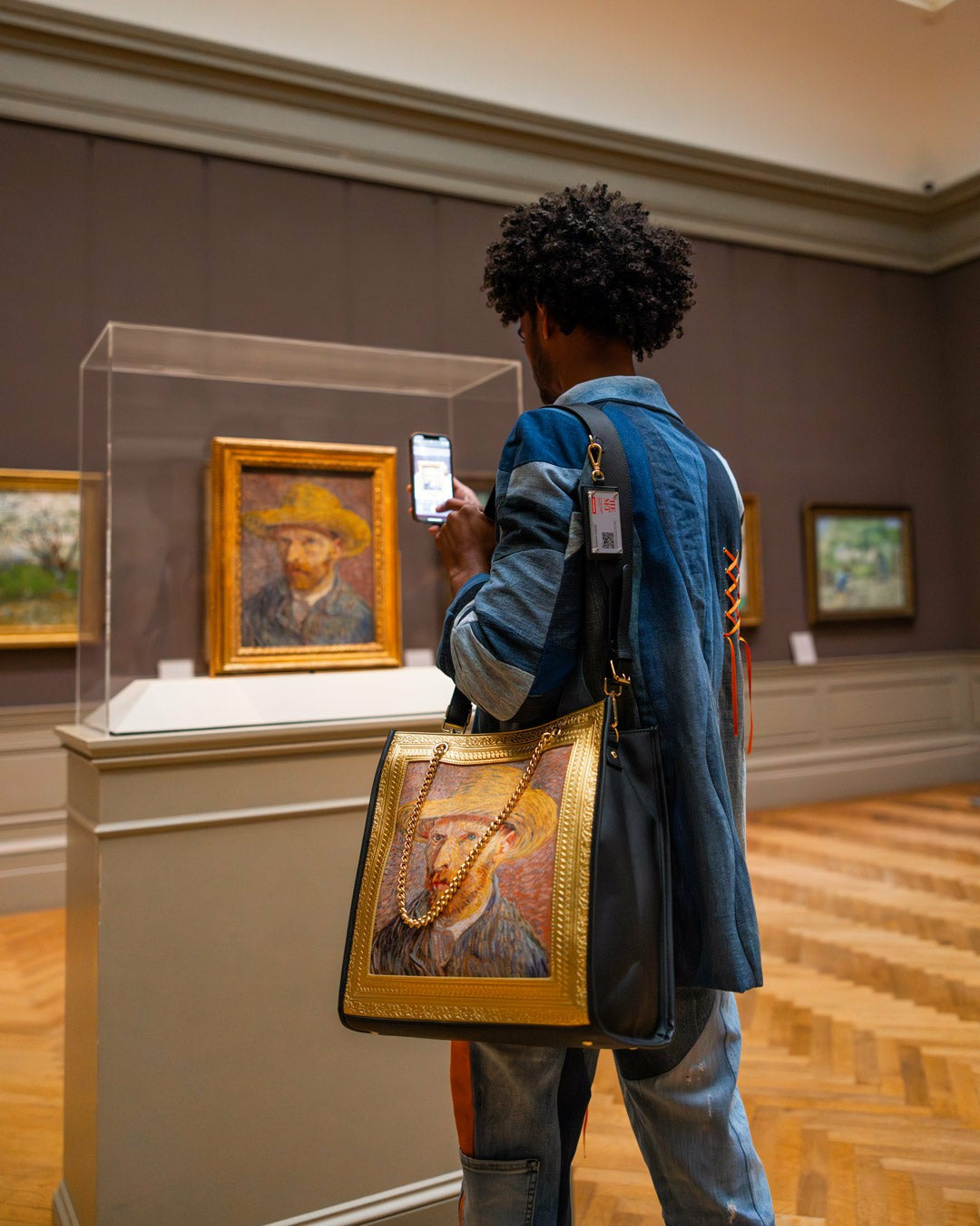 Sprayground - THE MET VAN GOGH FRAMED SELF-PORTRAIT TOTE
