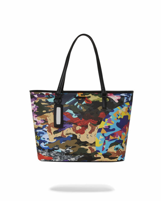 Sprayground - SLICED AND DICED CAMO TOTE