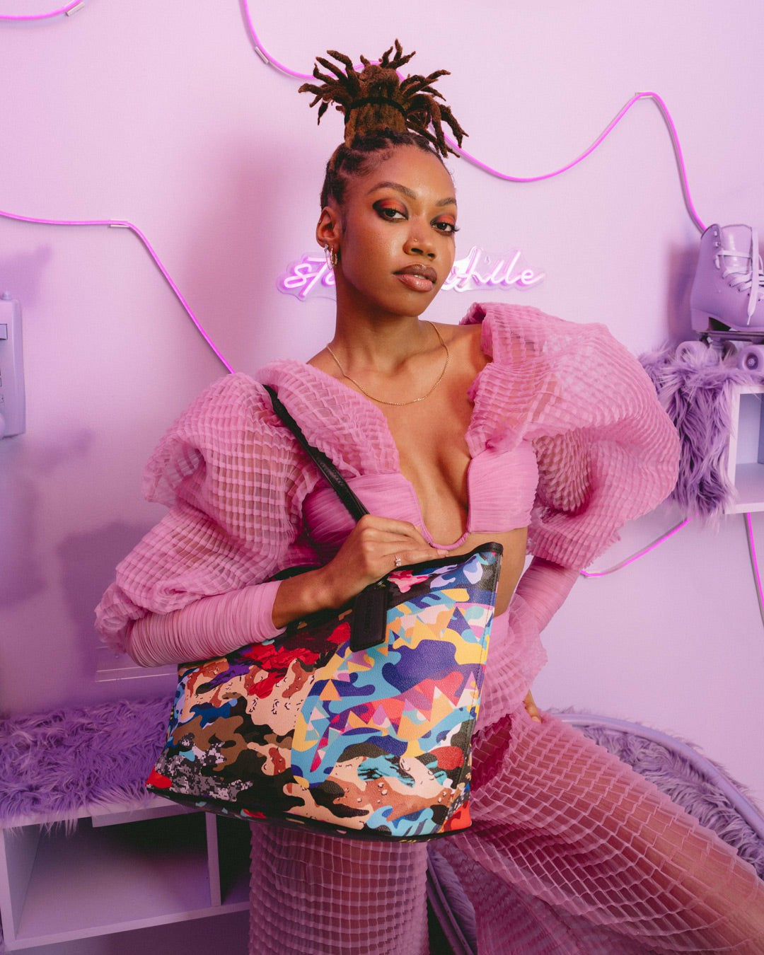 Sprayground - SLICED AND DICED CAMO TOTE