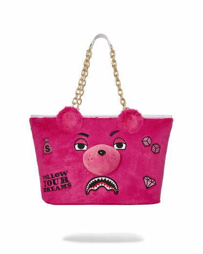 Sprayground - PLUSH MONEYBEAR TOTE (PINK)