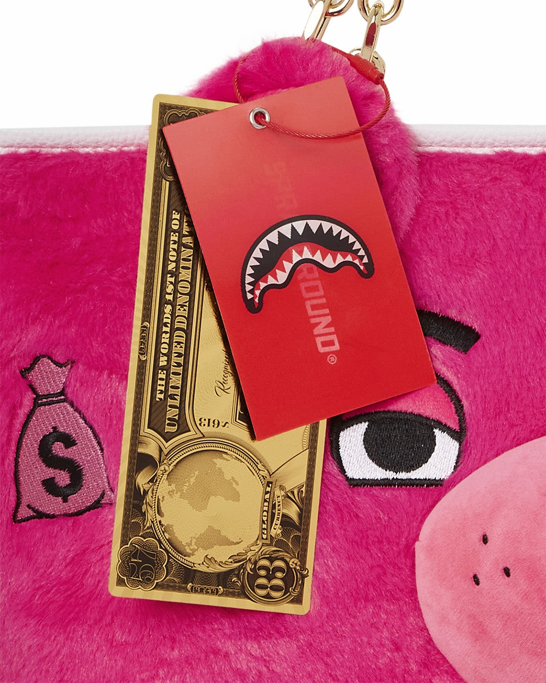 Sprayground - PLUSH MONEYBEAR TOTE (PINK)