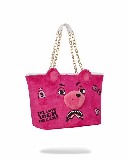 Sprayground - PLUSH MONEYBEAR TOTE (PINK)