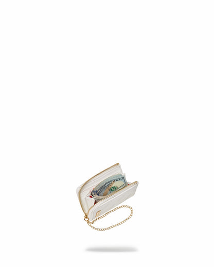 Sprayground - RIVIERA LE BLANC GOLD CHAIN SHARK WALLET