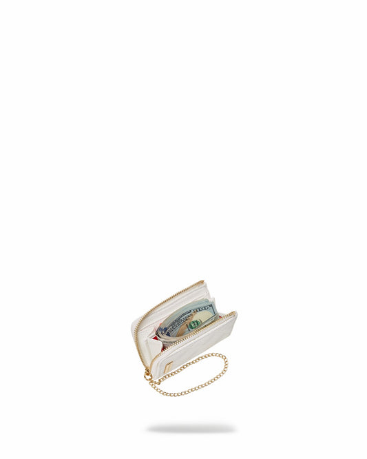 Sprayground - RIVIERA LE BLANC GOLD CHAIN SHARK WALLET