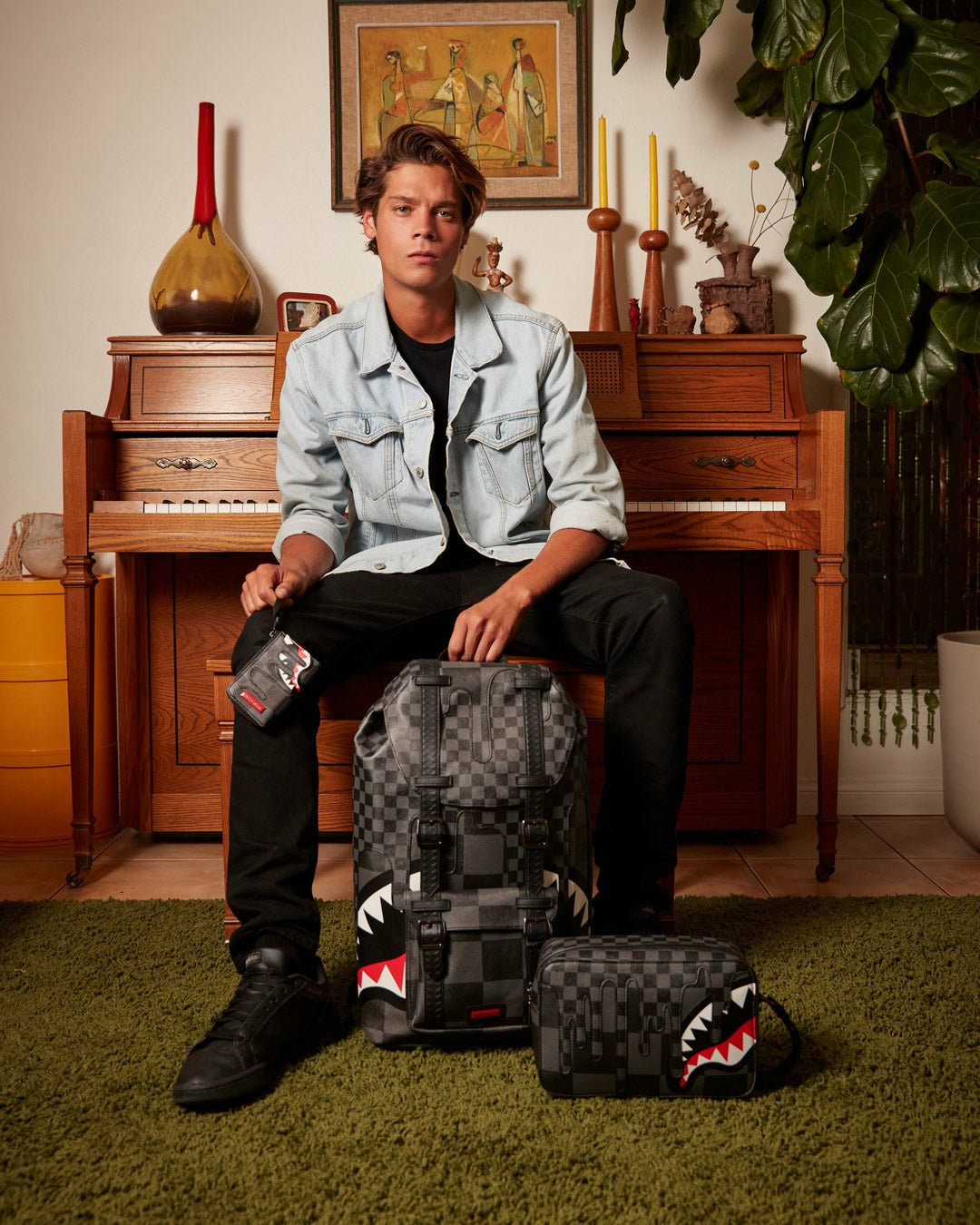 Sprayground - XTC GREY SHARKS IN PARIS WALLET
