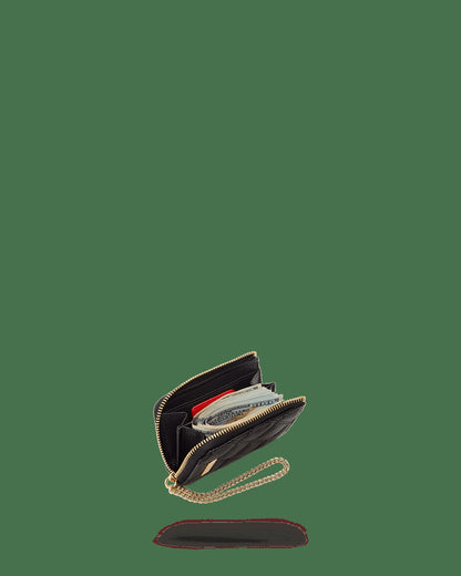 Sprayground - NOIR QUILT GOLD CHAIN SHARK WALLET