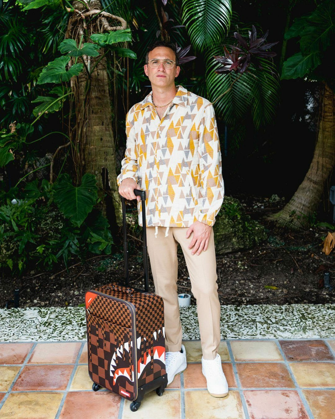 Sprayground - XTC SHARKS IN PARIS JETSETTER CARRY-ON LUGGAGE