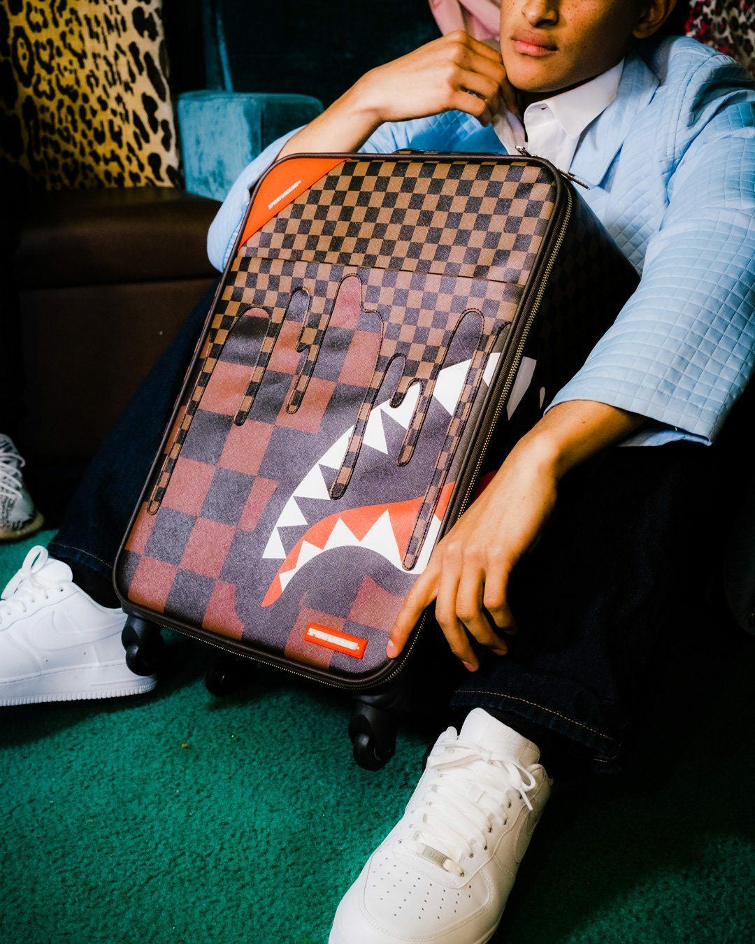 Sprayground - XTC SHARKS IN PARIS JETSETTER CARRY-ON LUGGAGE