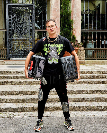 Sprayground - 3AM NEVER SLEEP SHARKITECTURE HARDSHELL CARRY-ON LUGGAGE