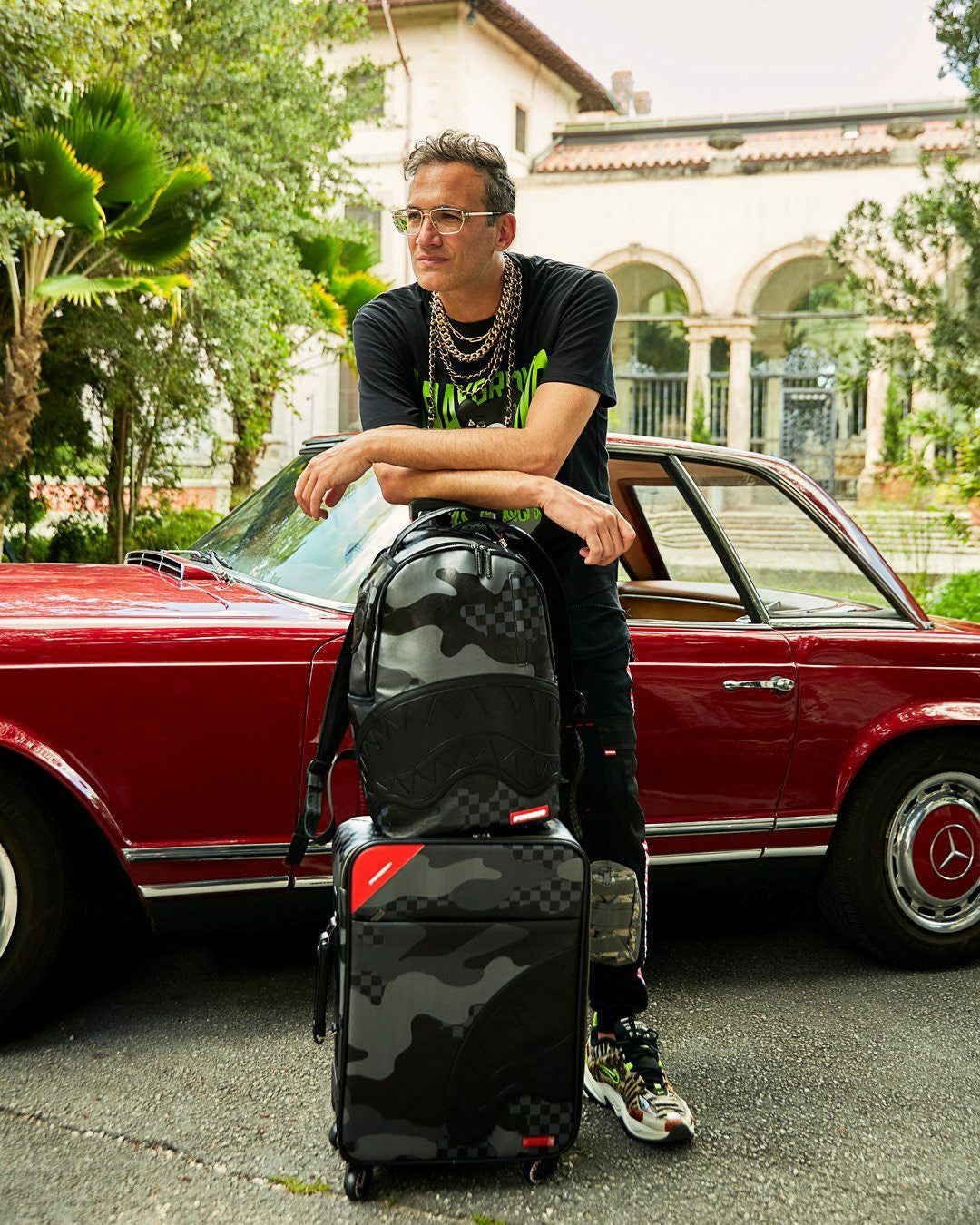 Sprayground - 3AM NEVER SLEEP JETSETTER CARRY-ON LUGGAGE