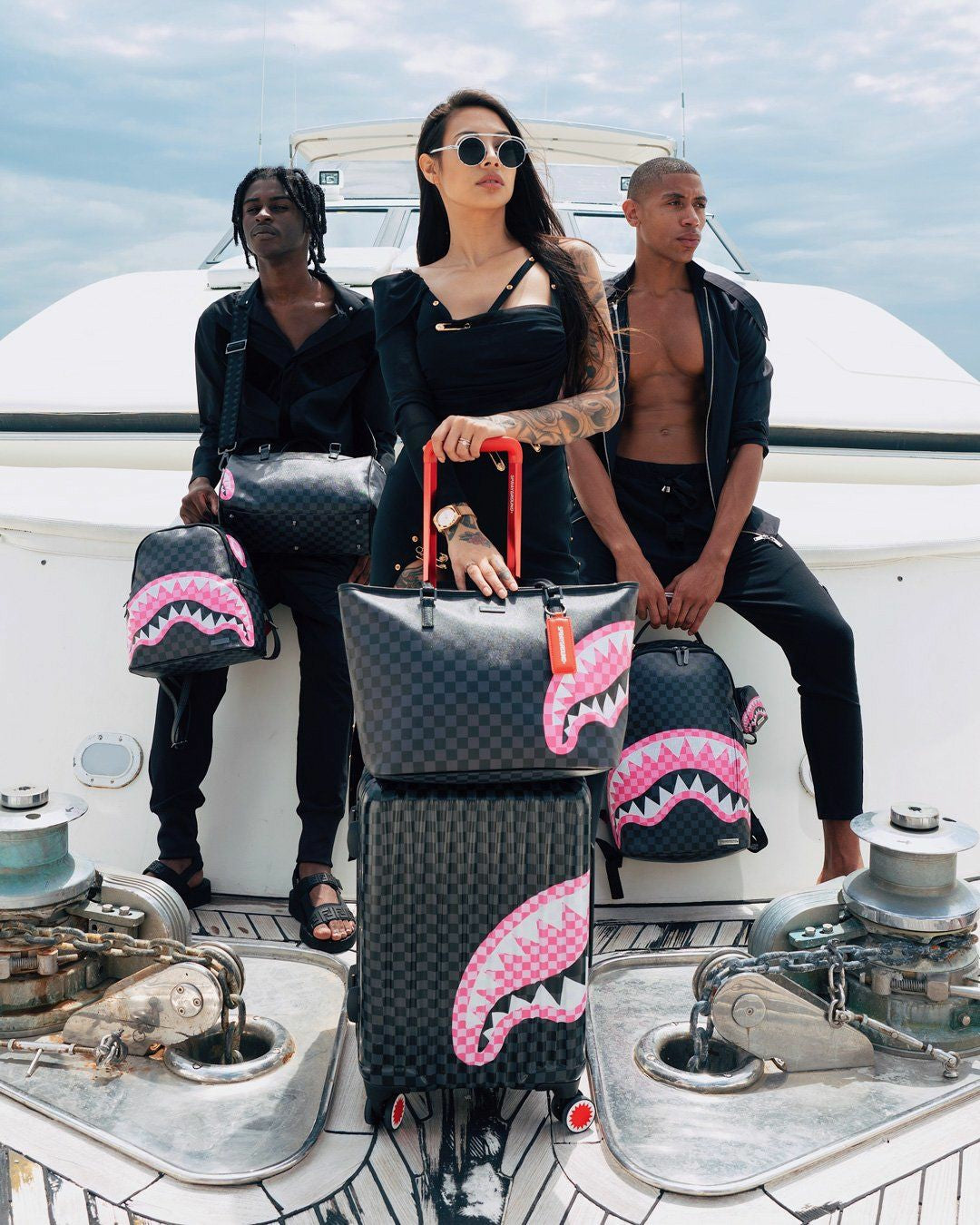 Sprayground - SHARKS IN CANDY CARRY-ON LUGGAGE