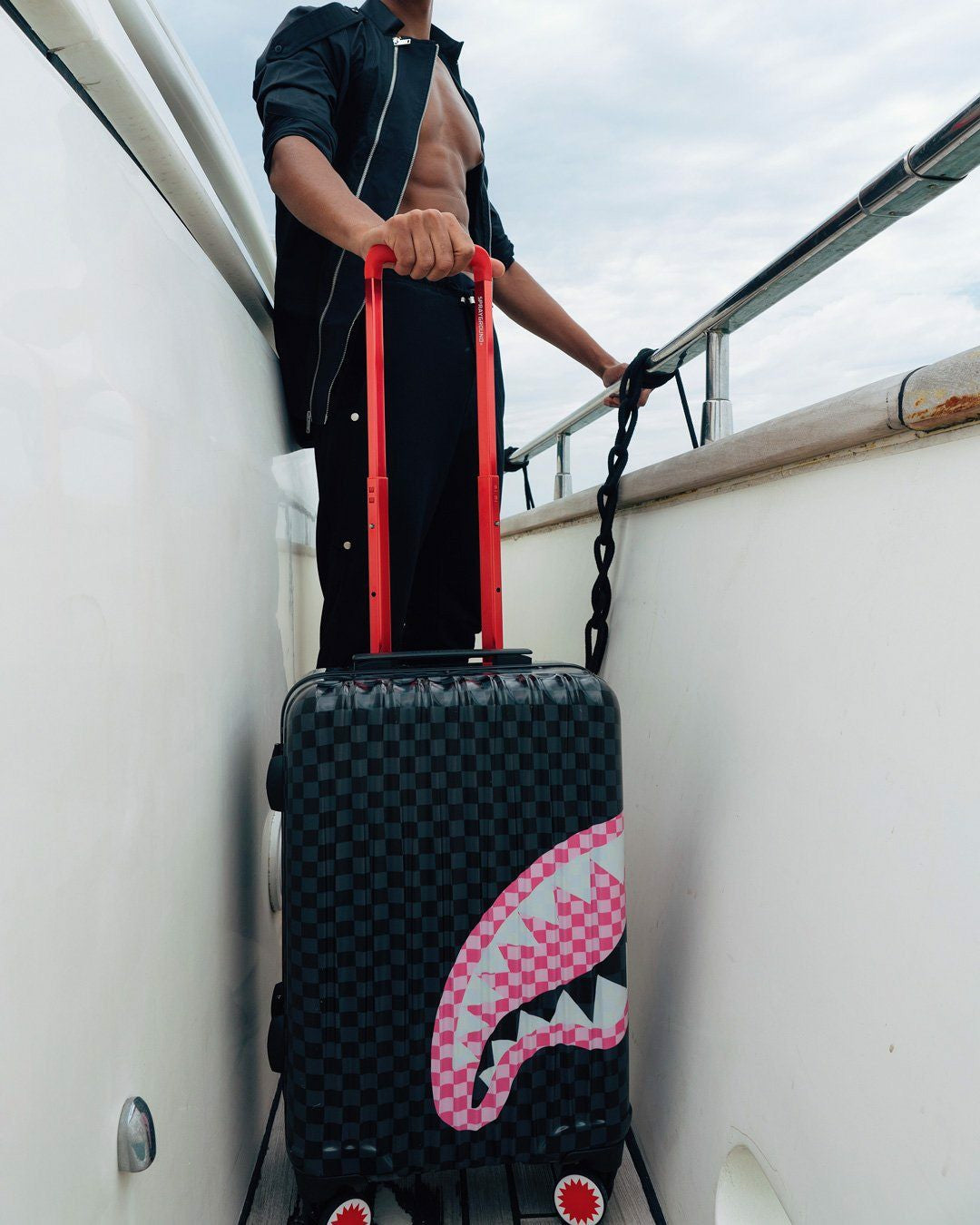 Sprayground - SHARKS IN CANDY CARRY-ON LUGGAGE