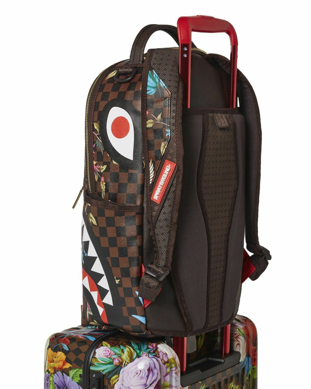 Sprayground - GARDEN OF SHARKS SHARKNAUTICS HARDSHELL CARRY-ON LUGGAGE