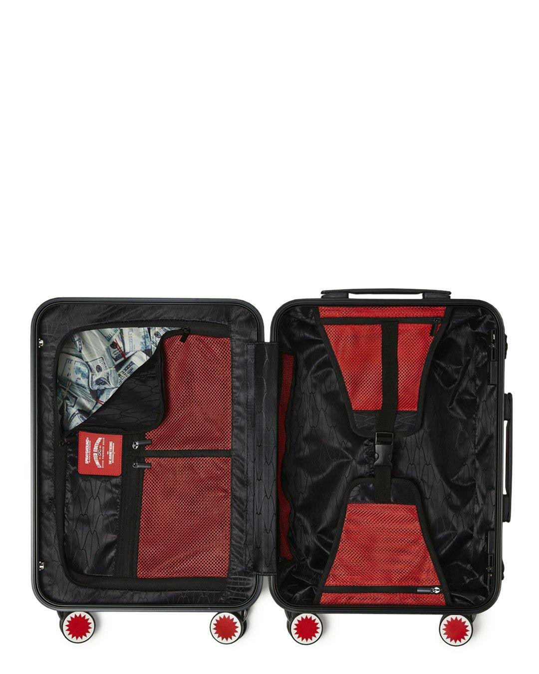 Sprayground - GARDEN OF SHARKS SHARKNAUTICS HARDSHELL CARRY-ON LUGGAGE