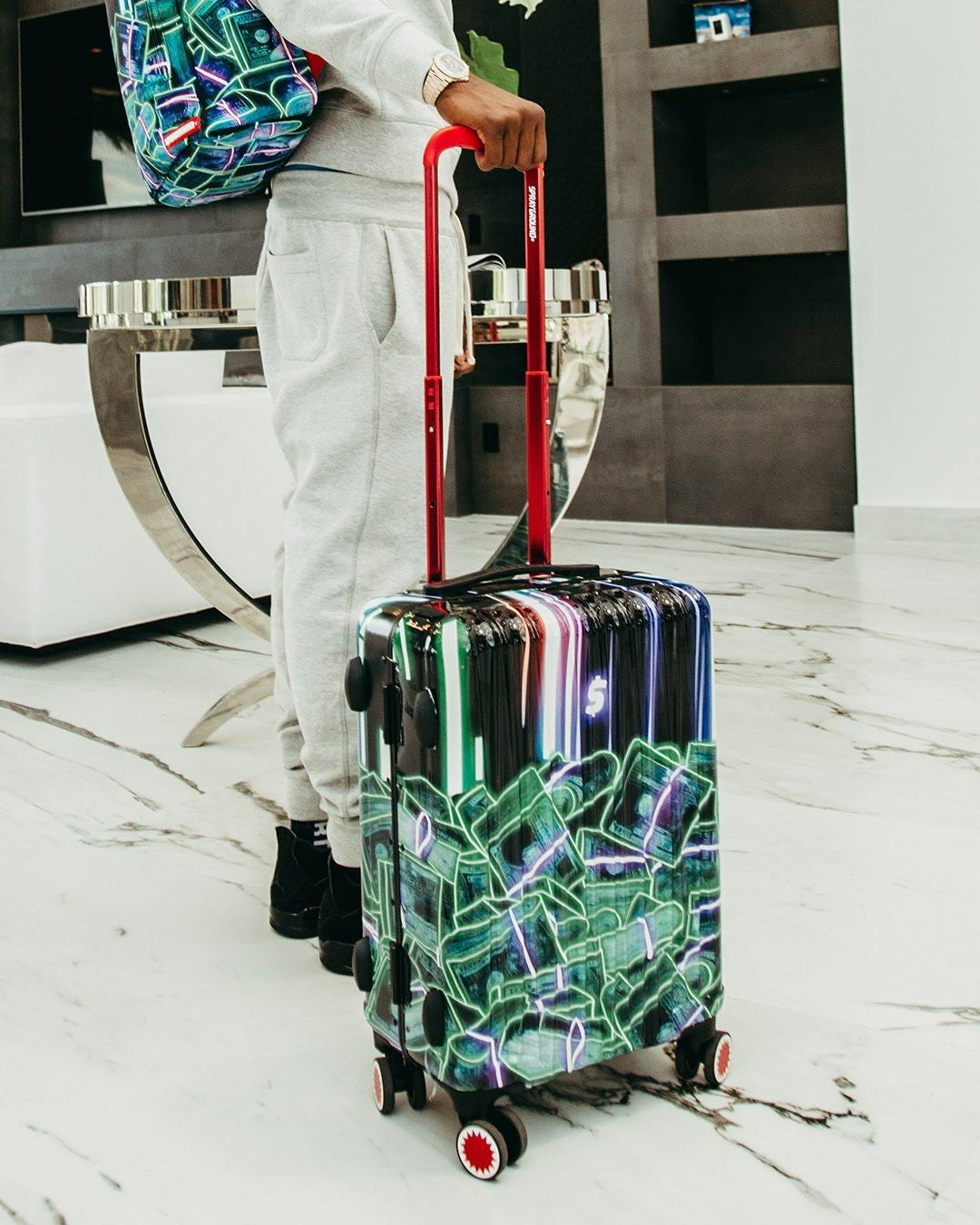 Sprayground - 暗号通貨スタック (CRYPTO STACKS) LUGGAGE
