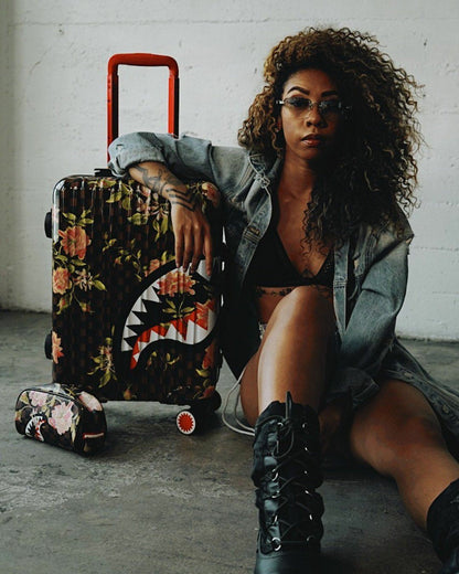 Sprayground - SHARKFLOWER 21.5” CARRY-ON SHARKNAUTICS LUGGAGE