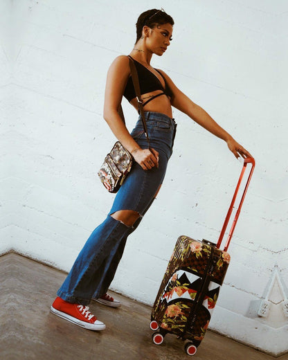 Sprayground - SHARKFLOWER 21.5” CARRY-ON SHARKNAUTICS LUGGAGE