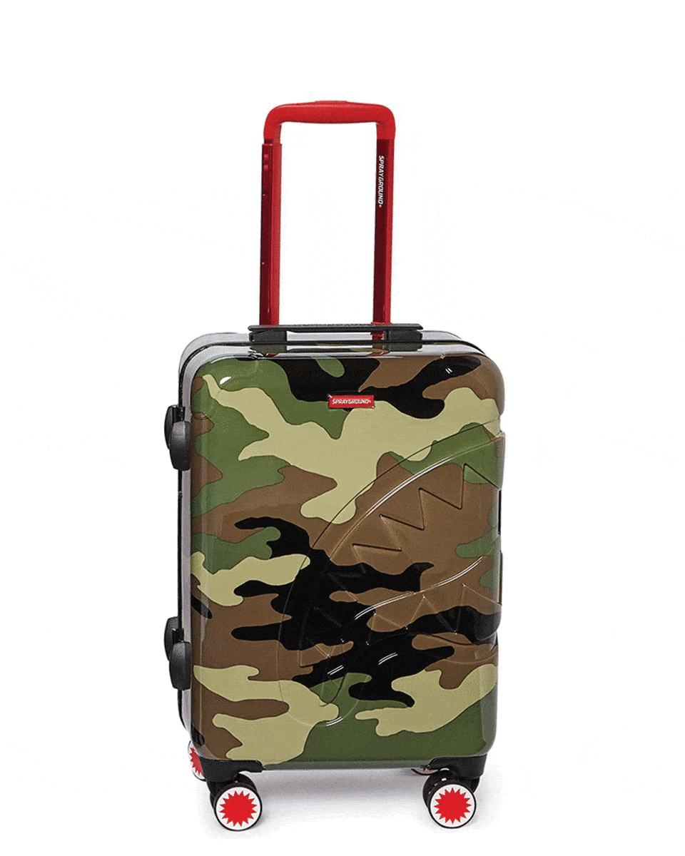 Sprayground - JUNGLE PARIS 21.5” CARRY-ON SHARKITECTURE LUGGAGE