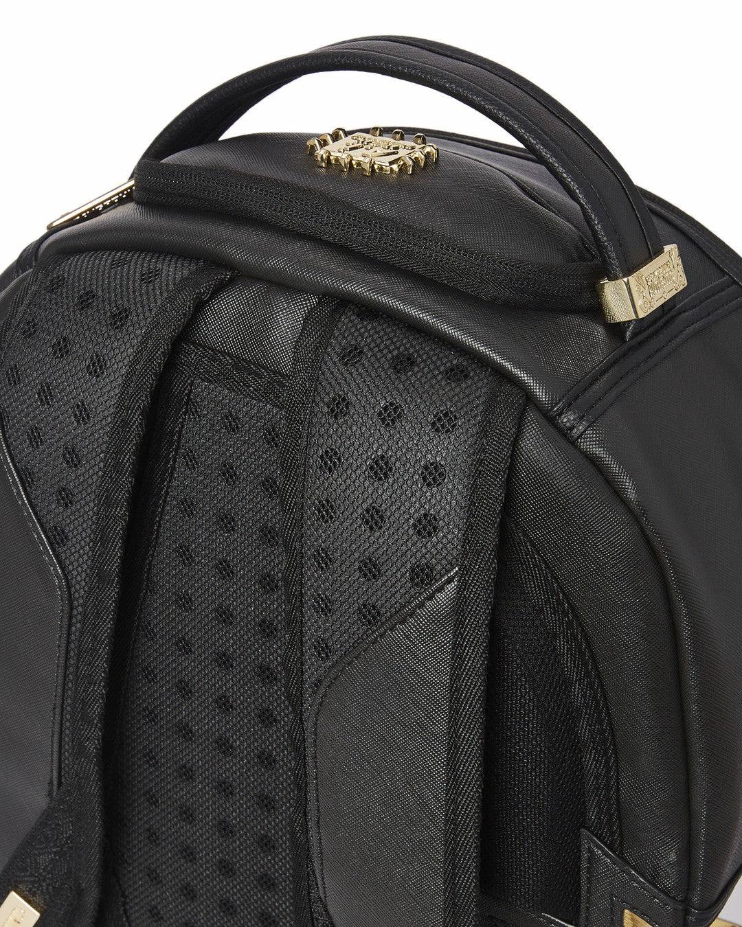 Sprayground - A.i.3 SHARK BITE BLACK GOLD BACKPACK (DLXV)