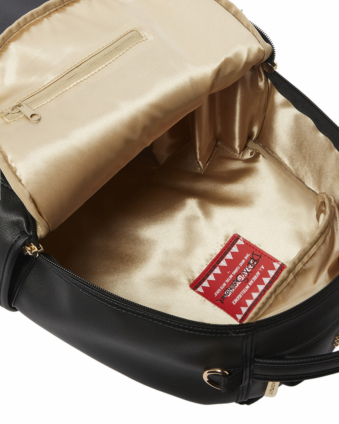 Sprayground - A.i.3 SHARK BITE BLACK GOLD BACKPACK (DLXV)