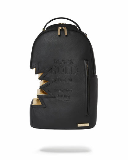 Sprayground - A.i.3 SHARK BITE BLACK GOLD BACKPACK (DLXV)