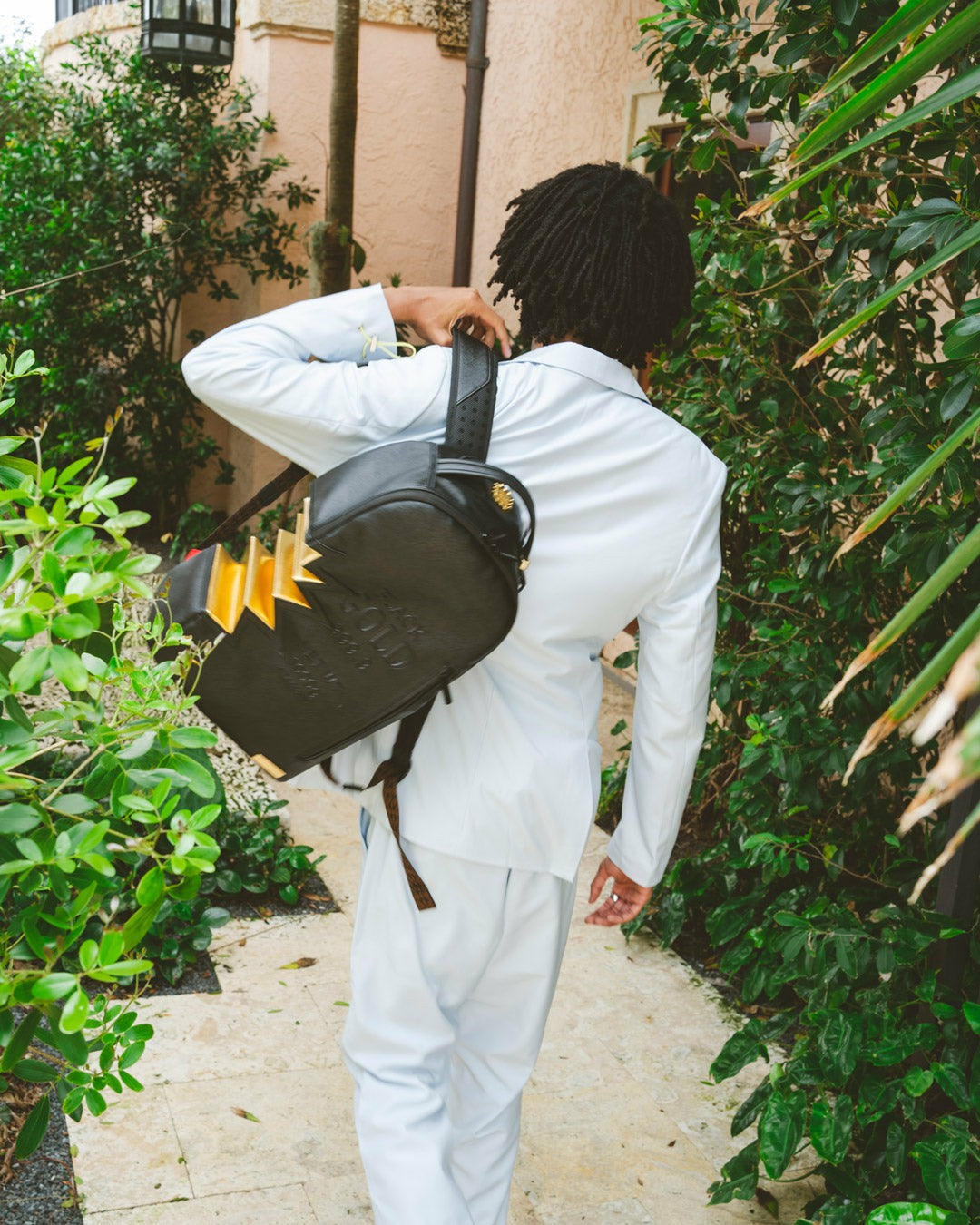Sprayground - A.i.3 SHARK BITE BLACK GOLD BACKPACK (DLXV)