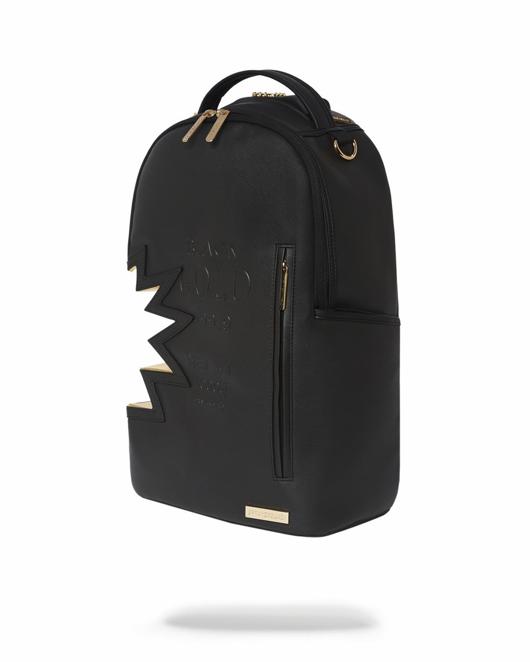Sprayground - A.i.3 SHARK BITE BLACK GOLD BACKPACK (DLXV)
