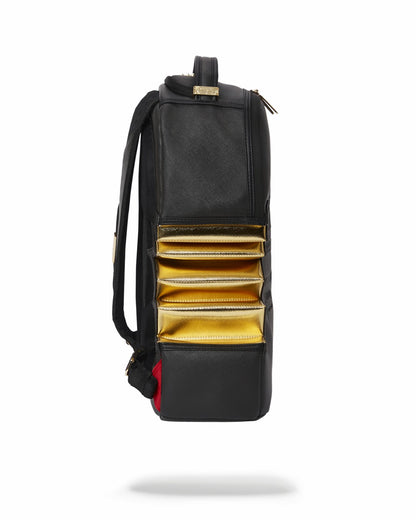 Sprayground - A.i.3 SHARK BITE BLACK GOLD BACKPACK (DLXV)
