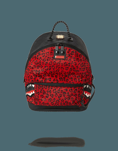 Sprayground - 6-STRAP RED LEOPARD EMPRESS (PONY HAIR)