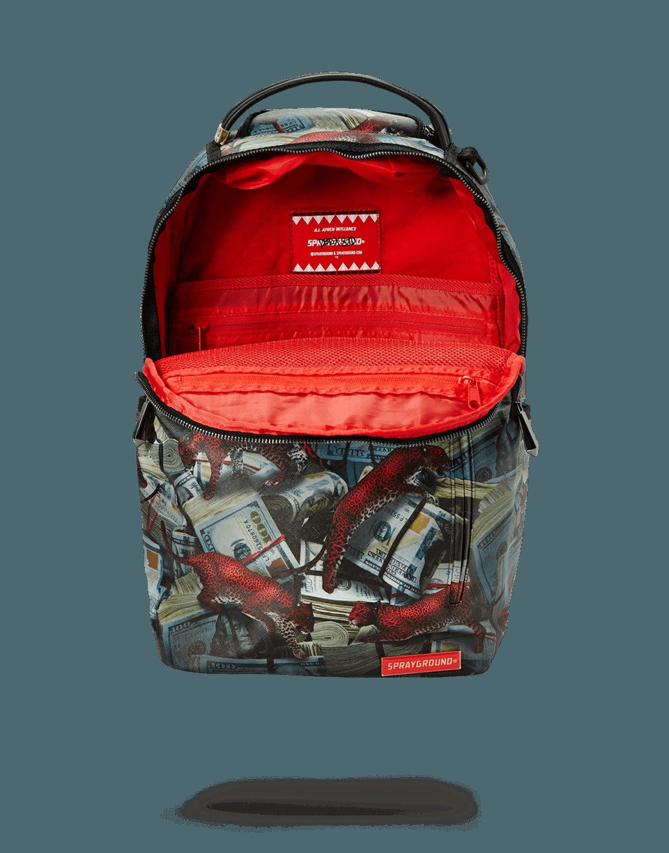Sprayground - RED LEOPARD MONEY