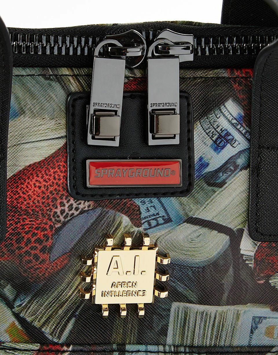 Sprayground - RED LEOPARD MONEY TRAVEL CASE